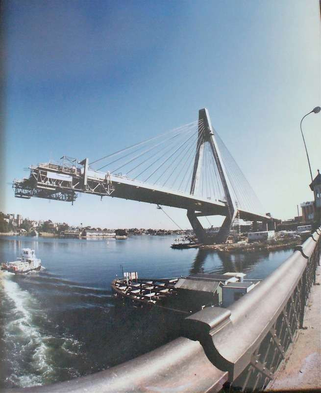 Blackwattle Bay urban renewal portal - Anzac Bridge Construction, 1994