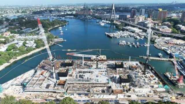 Aerial shot of new Sydney Fish Market facing north_Copyright Multiplex (1)