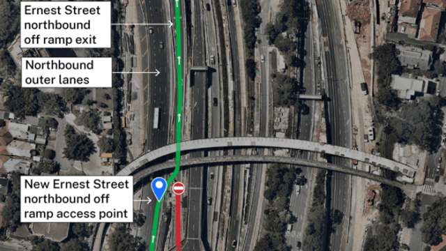 Ernest Street upcoming permanent traffic change from 5am Saturday 22 February 2025 news post thumbnail