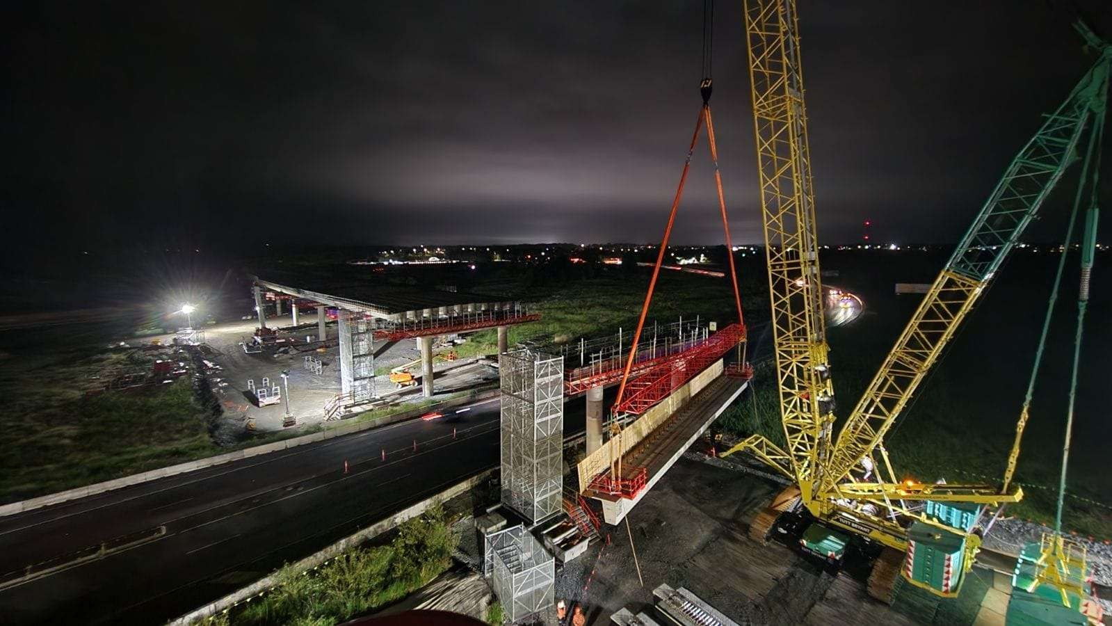 Groundbreaking safety innovation progresses M1 bridge construction news post thumbnail