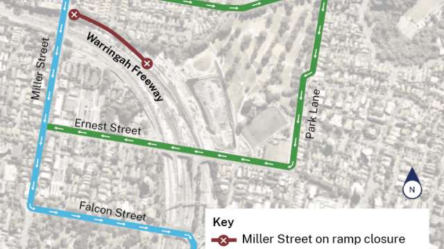 Construction Work Update - Cammeray - commencing Monday 2 October news post thumbnail