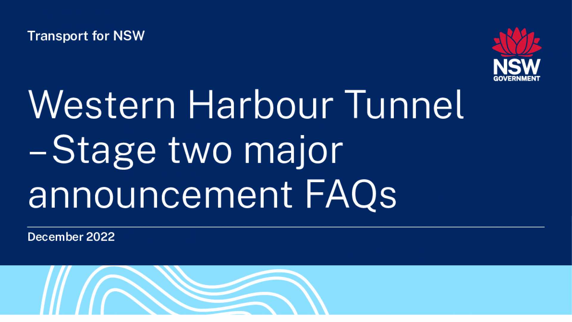Stage 2 tunnelling FAQs