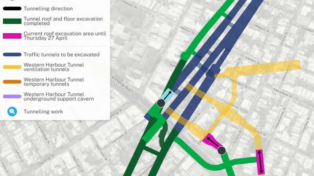 WHT Stage 1 weekly tunnelling update - Rozelle | 6 April 2023 news post
