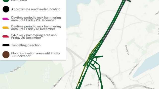 Western Harbour Tunnel Stage 1 - Weekly tunnelling update - Rozelle, Balmain and Birchgrove | 29 November 2024 news post