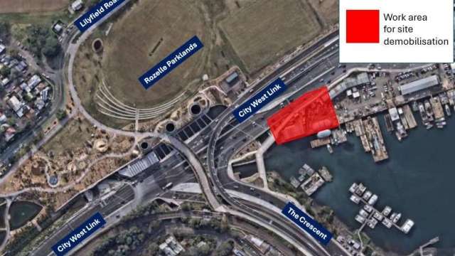 Western Harbour Tunnel Stage 1 - Weekly tunnelling update - Rozelle, Balmain and Birchgrove | 15 November 2024 news post