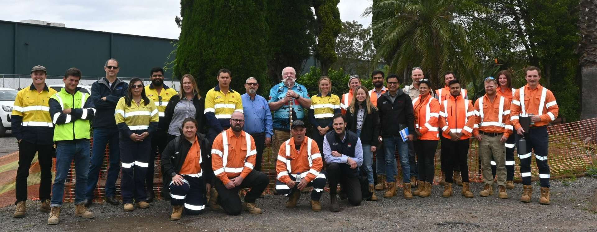 Traditional Worimi custodian and Order Of Australia Medalist (OAM) Lennie Anderson delivers cultural heritage training for M1 extension team news post thumbnail