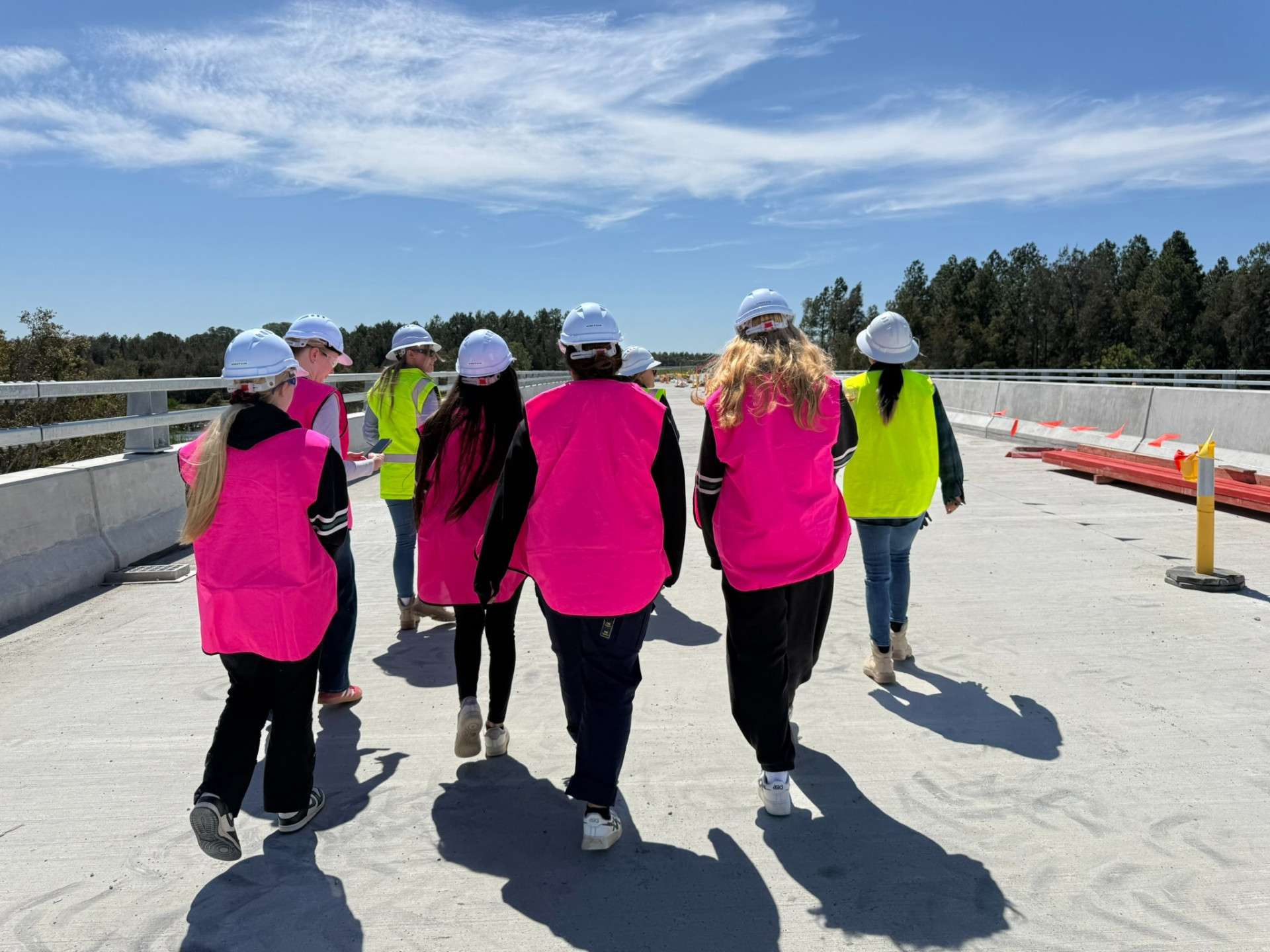 Irrawang High School students explore new pathways on Heatherbrae Bypass visit news post thumbnail