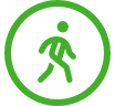 Icon of pedestrian walking