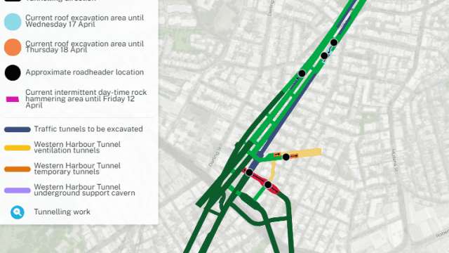 Western Harbour Tunnel Stage 1 - weekly tunnelling update - Rozelle and Balmain | 28 March 2024 news post