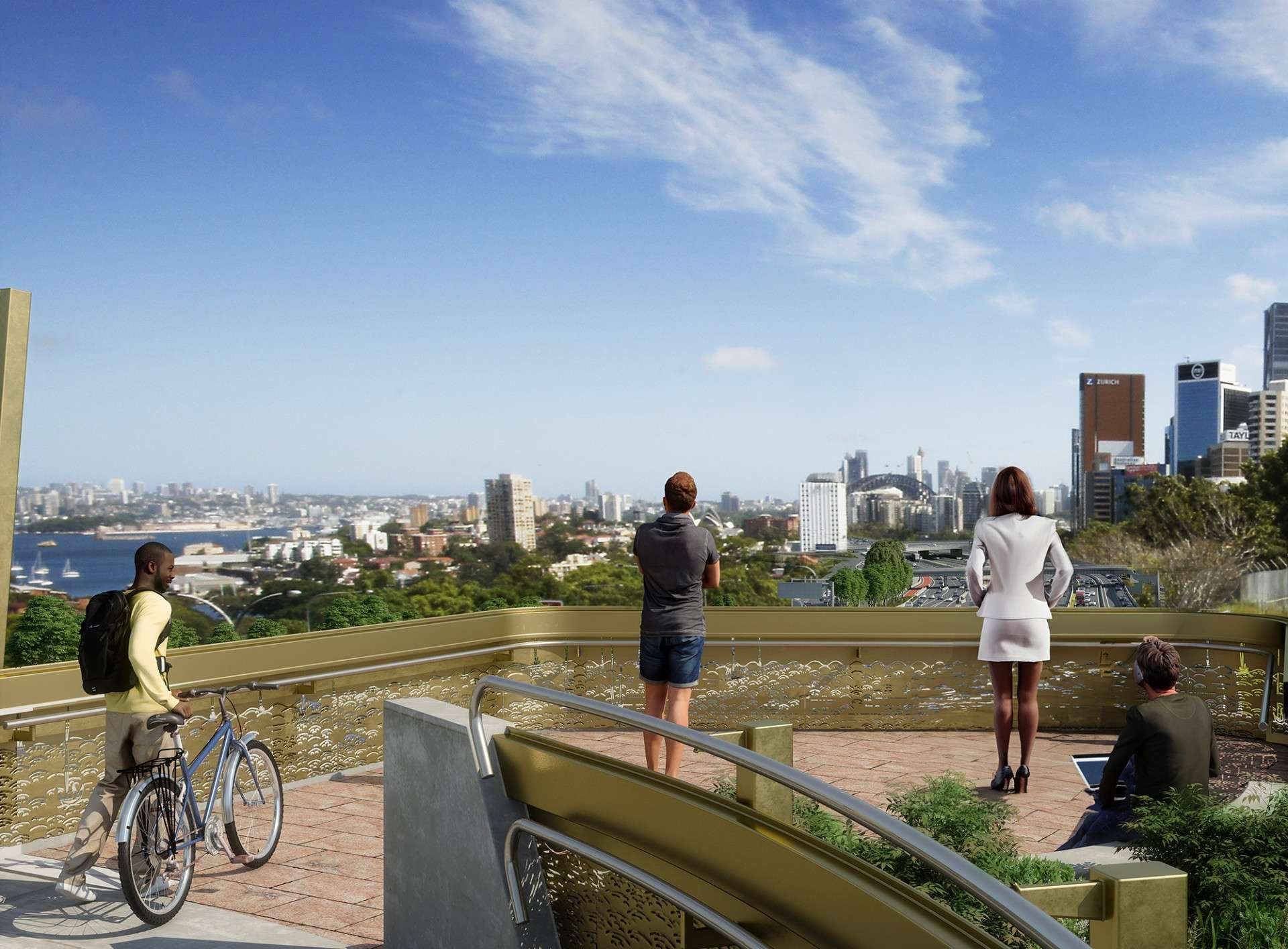 Artist's impression, Ridge Street lookout