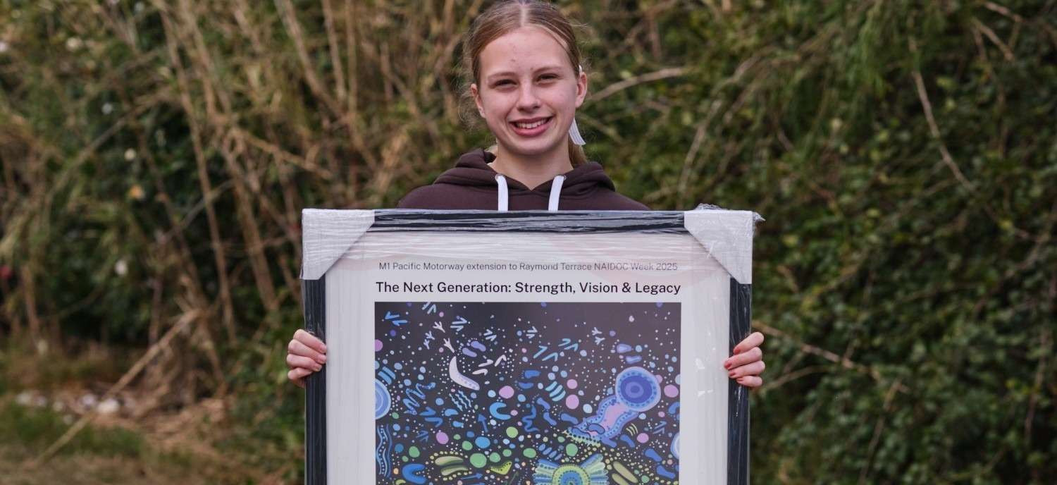 Celebrating NAIDOC Week: Art Competition Winner Announced for M1 extension news post thumbnail