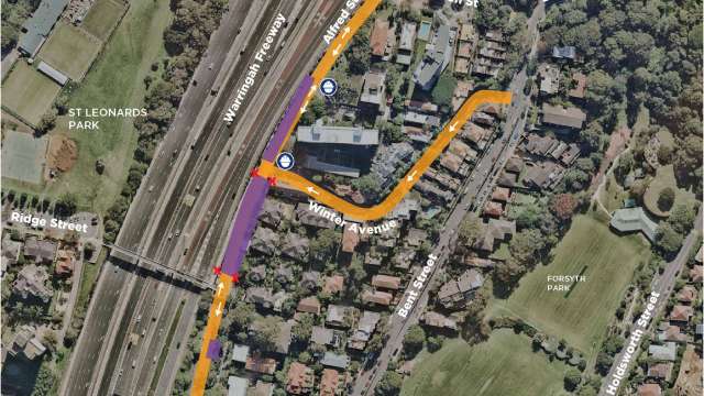 Detour on Alfred Street North from Wednesday 1 September and Thursday 2 September 2021 news post