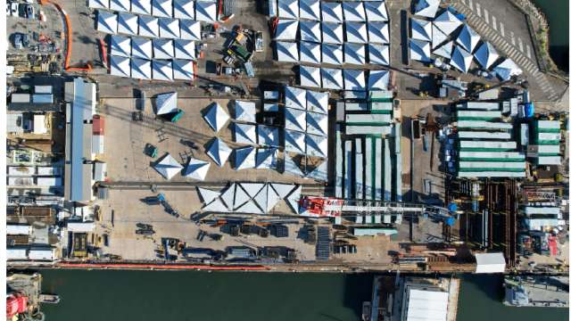 Roof cassette assembly at Glebe Island news post thumbnail