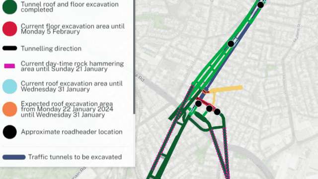 Western Harbour Tunnel Stage 1 - weekly tunnelling update - Rozelle and Balmain | 12 January 2024 news post